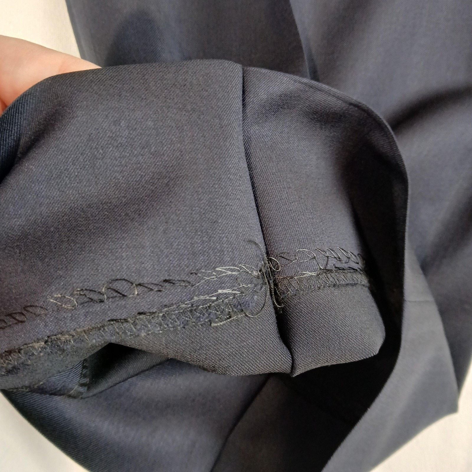 Ermenegildo Zegna Ermenegildo Zegna Cloth Suit Mens 46 Long 38x32 Navy Blue Size 46L - 19 Thumbnail