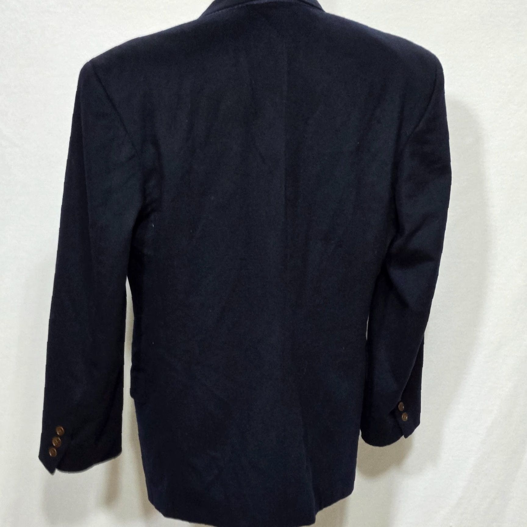 Hugo Boss VINTAGE Hugo Boss Blazer Mens 40R Navy Blue Wool Cashmere Loro Piana Corleone Jacket Size 50R - 5 Thumbnail