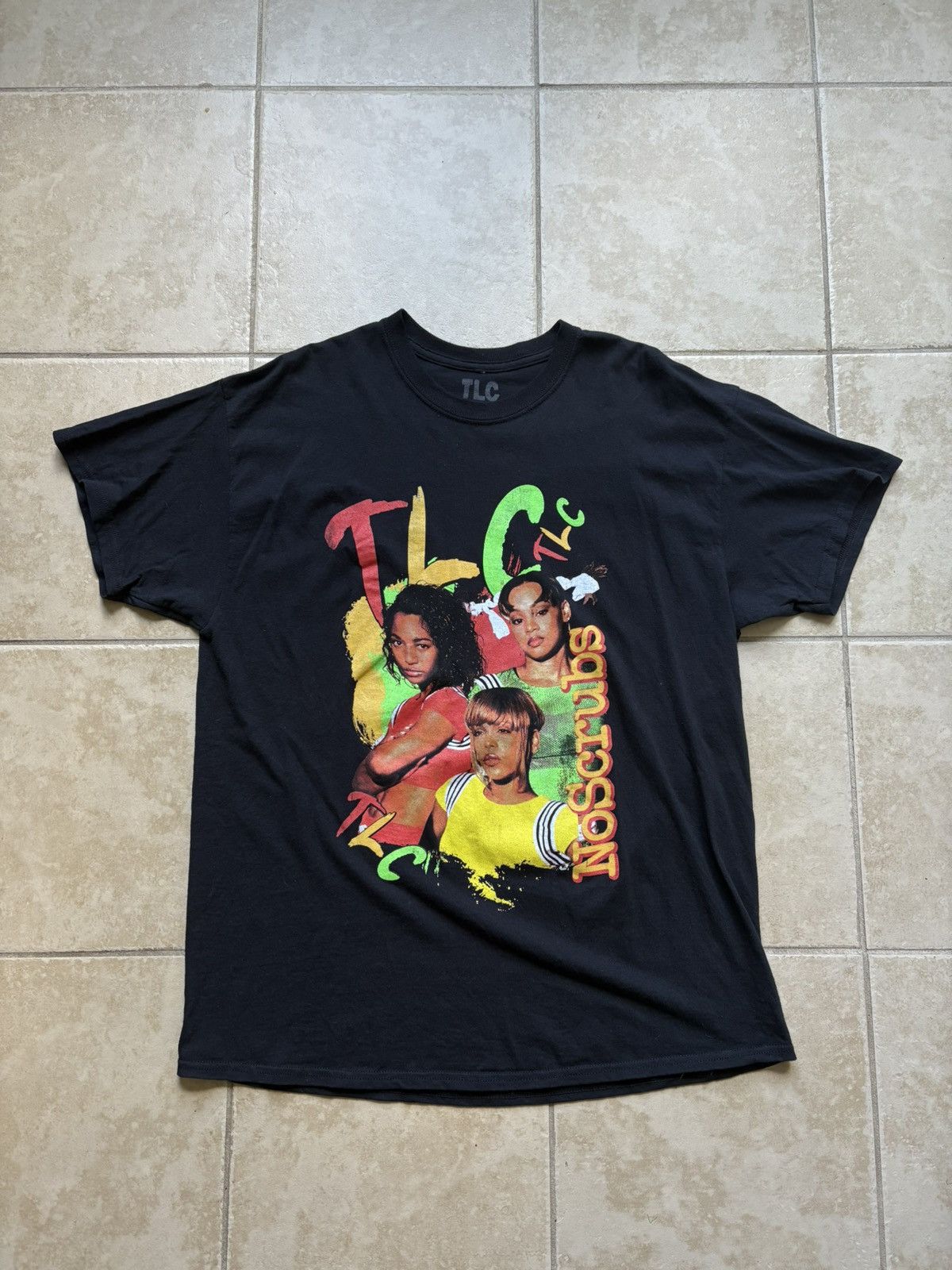 Other Vintage TLC tour graphic t-shirt Size US XL / EU 56 / 4 - 1 Thumbnail