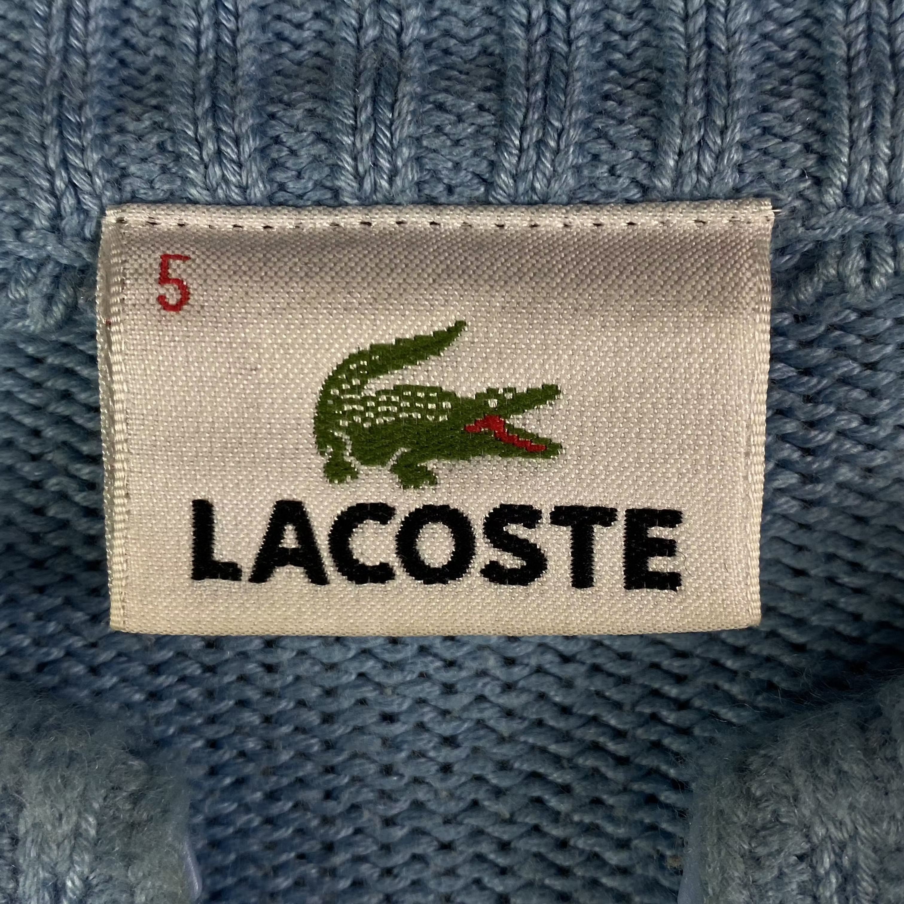 Lacoste × Vintage Men’s Zip Sweater Lacoste Vintage Size L 5 Size US L / EU 52-54 / 3 - 5 Thumbnail