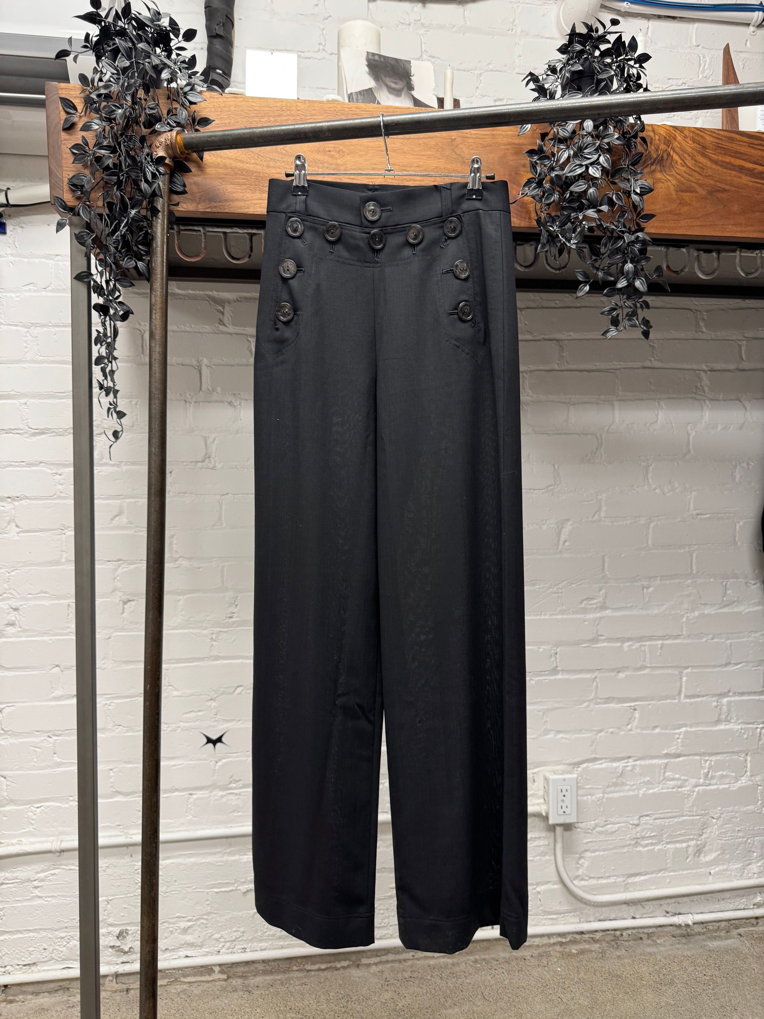 SS1997 Jean Paul Gaultier ‘Sailor’ Button Wide Leg Trousers