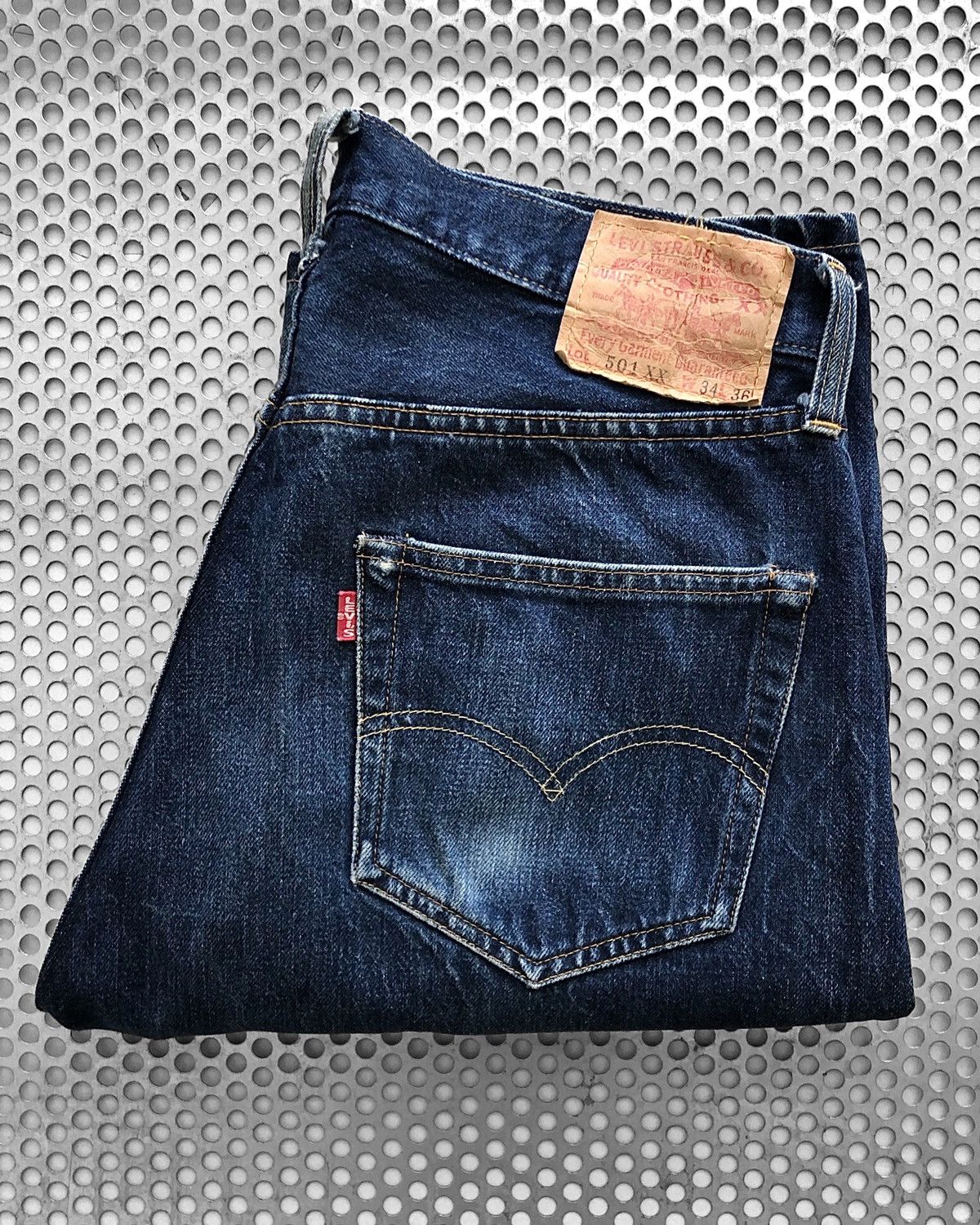 Levi's 1990's Levis Vintage Clothing 501XX Model 1955 Size US 34 / EU 50 - 1 Thumbnail