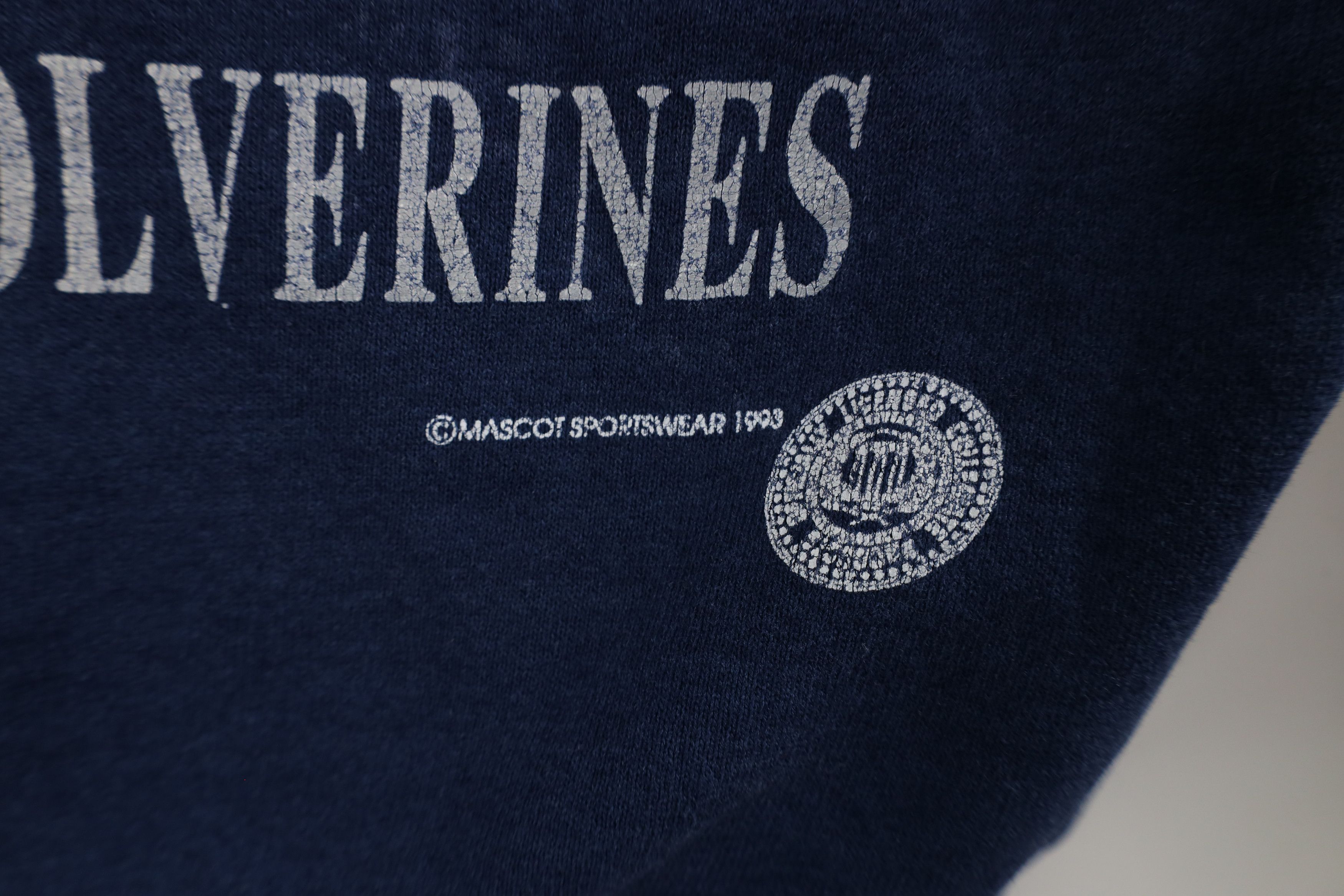 Vintage Vintage 90s Spell Out University of Michigan Sweatshirt USA Size US M / EU 48-50 / 2 - 8 Thumbnail