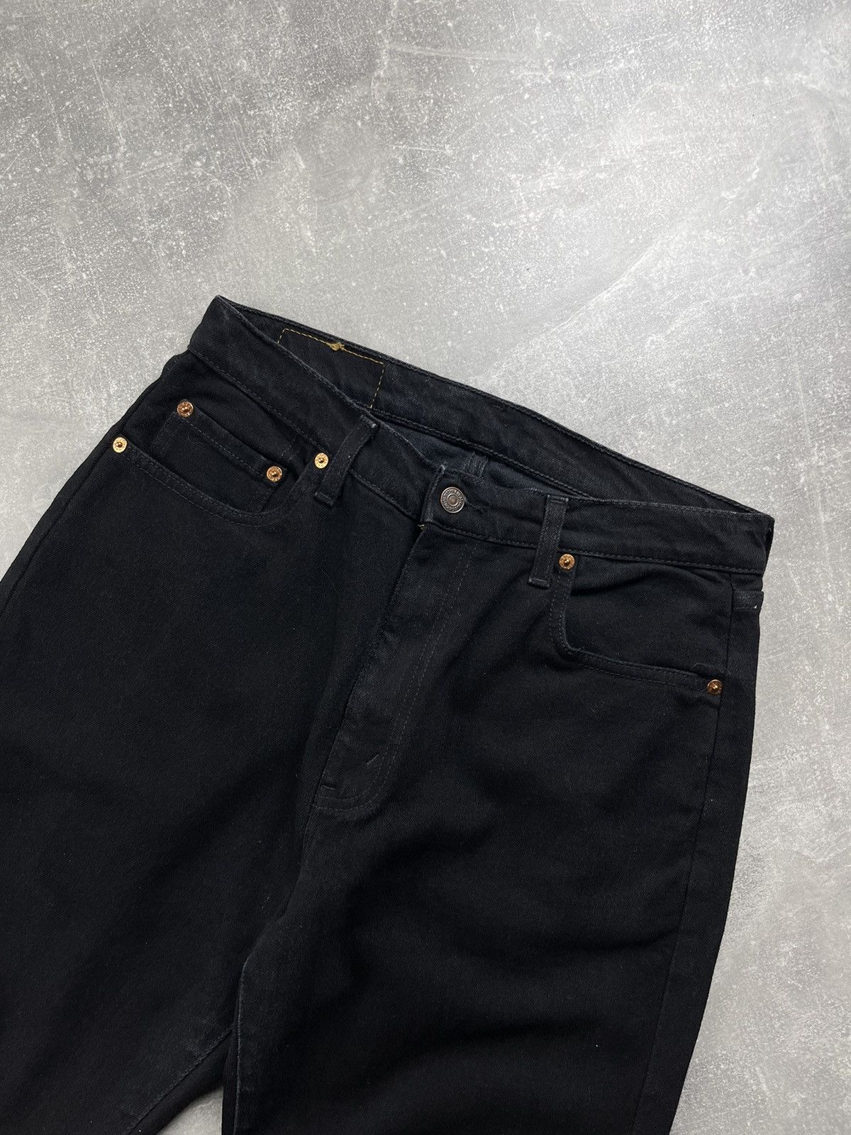 Levi's Levi’s 805 Vintage Orange Tab Black Denim Jeans Italy 1996 Size US 33 - 8 Thumbnail