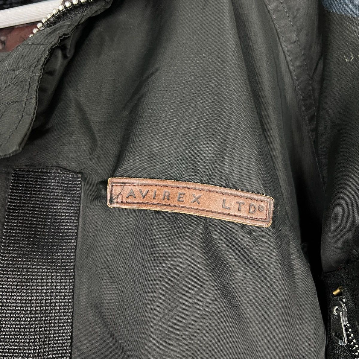 Avirex 🔥 VINTAGE AVIREX US AIR FORCE FUR HOODIE BOMBER JACKET Size US L / EU 52-54 / 3 - 18 Thumbnail