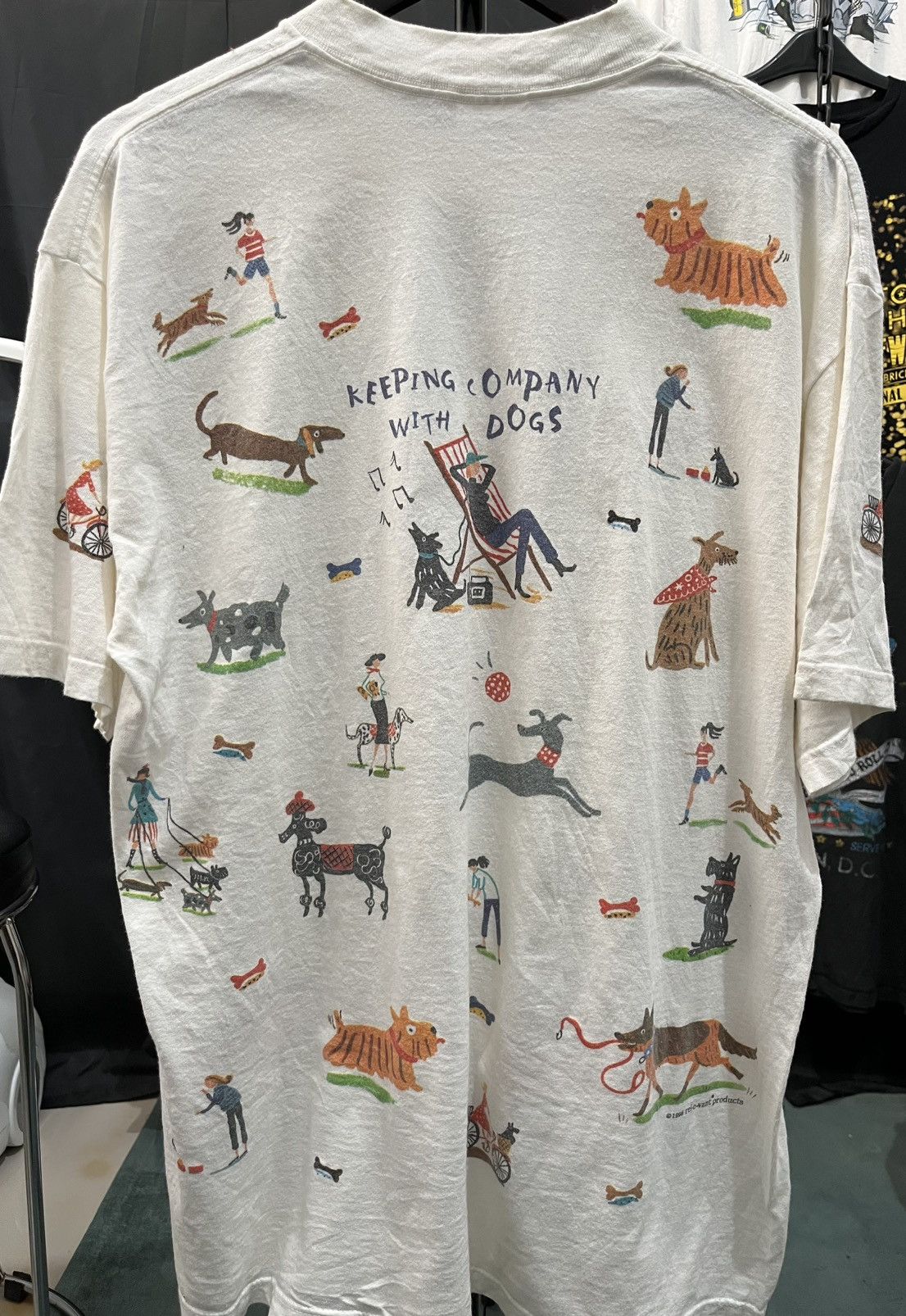Vintage Vintage Rel E Vant Products 90’s Keeping Company With Dogs Size US XL / EU 56 / 4 - 5 Thumbnail