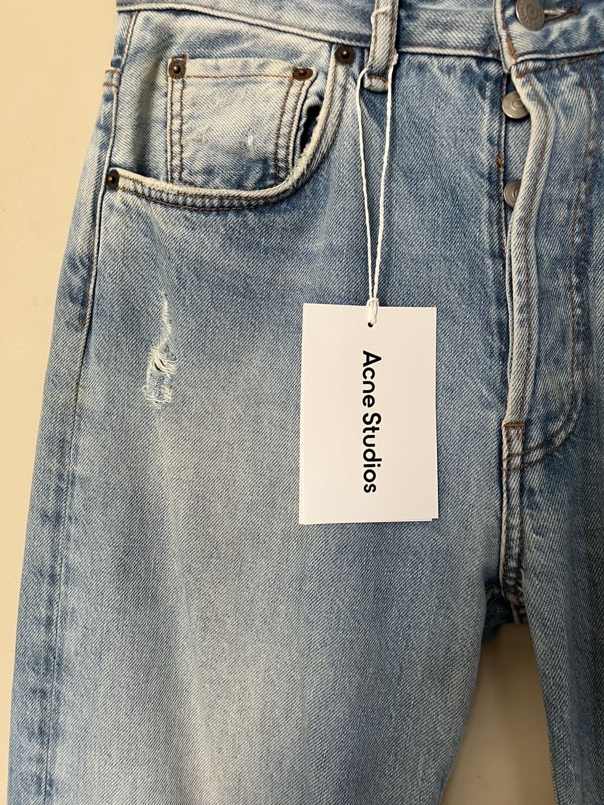 Acne Studios Acne Studios 2021m Blue Jeans 29/30 Size US 29 - 2 Thumbnail