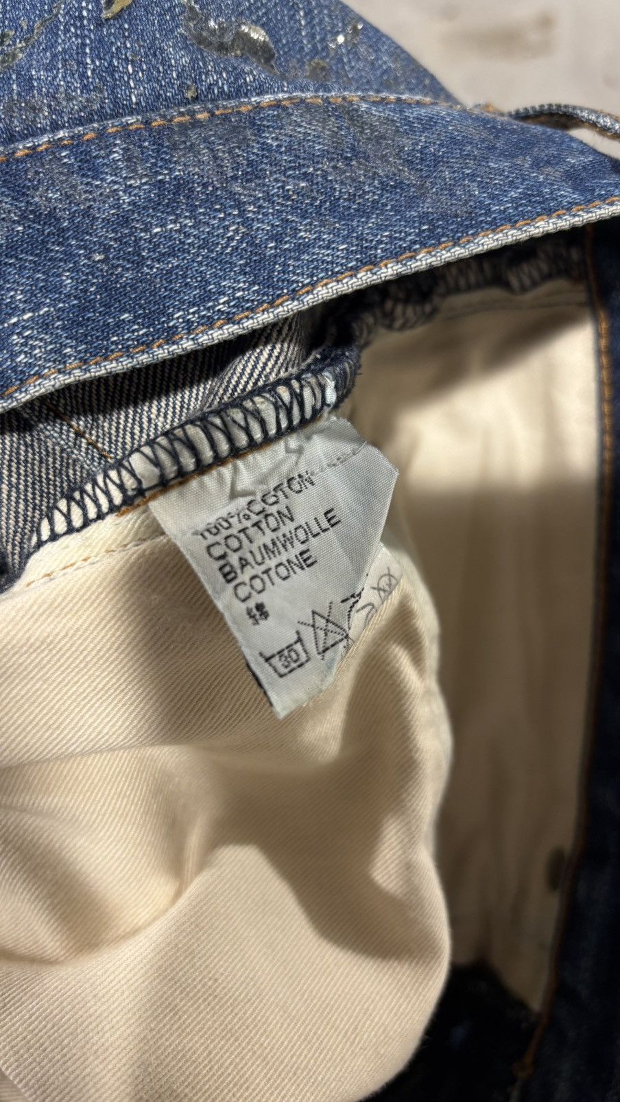 Dior × Hedi Slimane SS07 Dior Homme By Hedi Slimane Waxed Luster Denim Size US 32 / EU 48 - 11 Thumbnail
