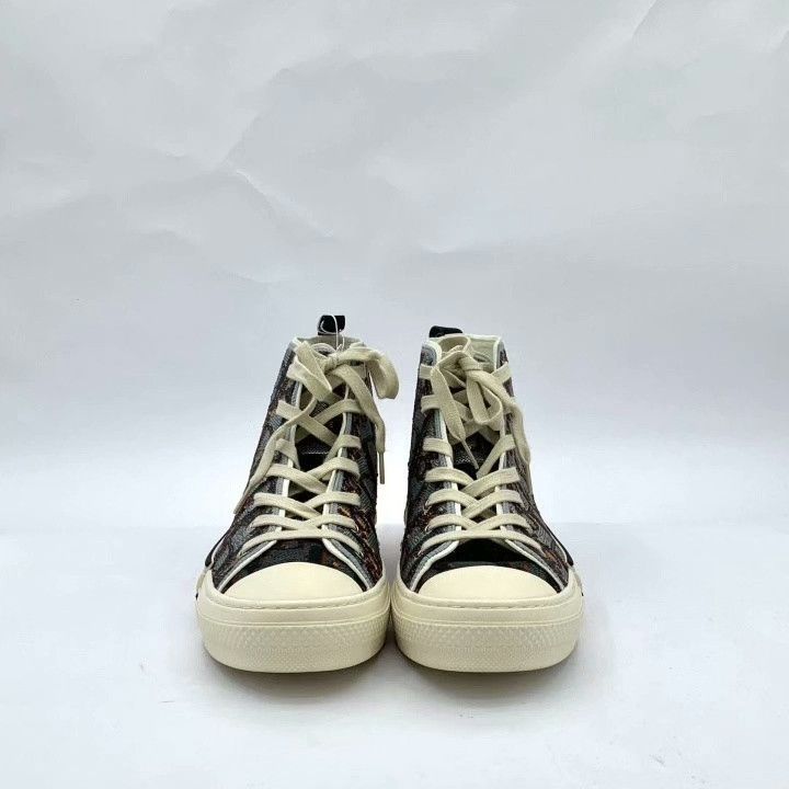 Dior Dior B23 Oblique Logo High-Top Sneakers Size US 10 / EU 43 - 4 Thumbnail