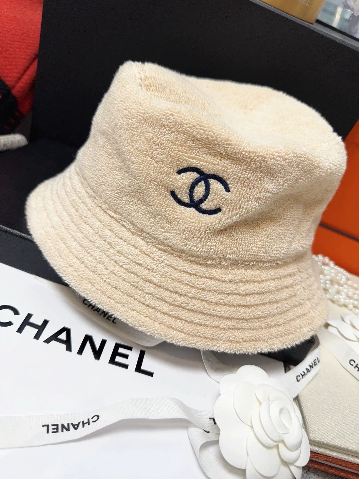 Chanel chanel classic khaki blue fisherman's hat Size ONE SIZE - 1 Thumbnail