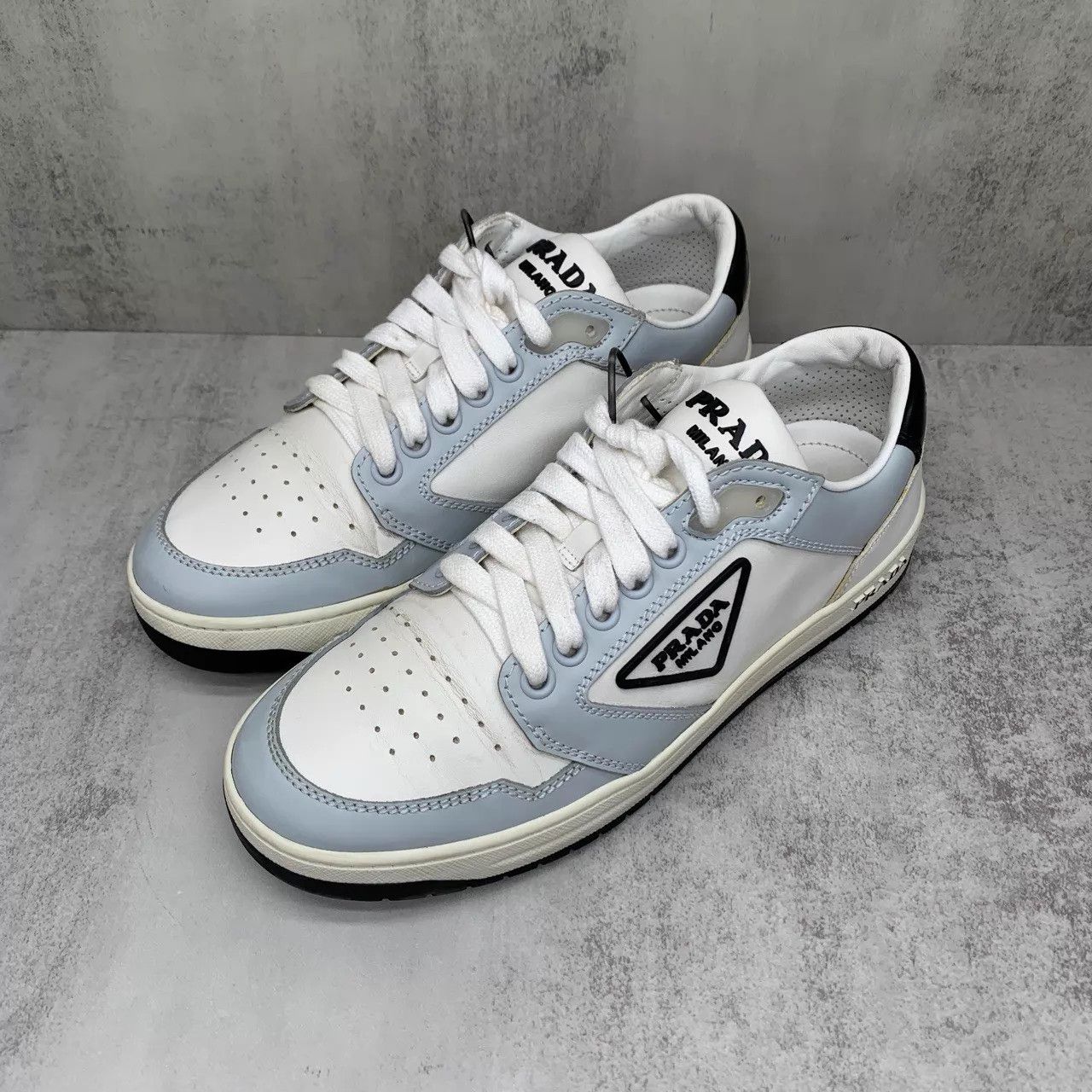 Prada Prada District Mist Blue Sneakers 36 95 New LX1169 Size US 5.5 / IT 35.5 - 1 Thumbnail