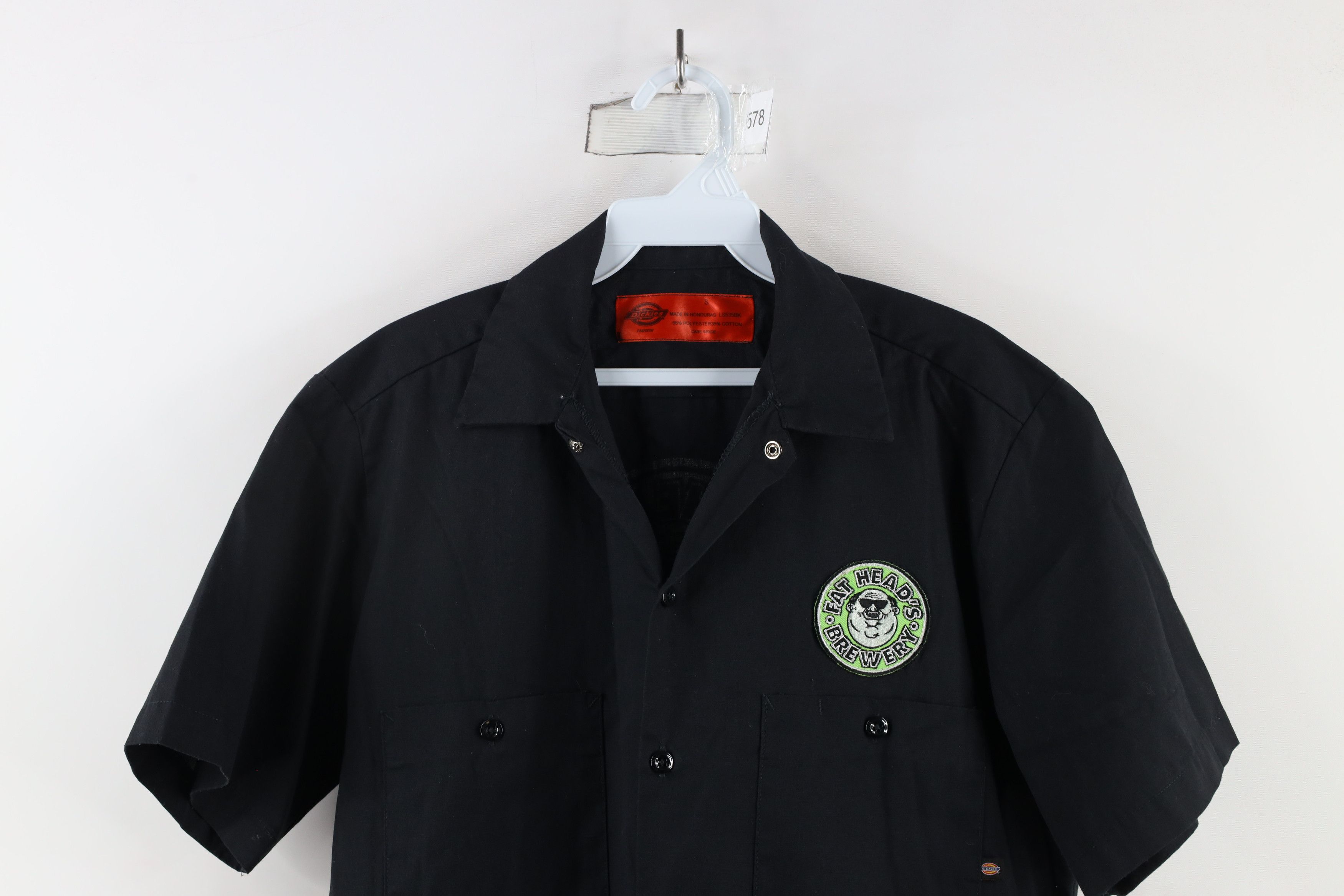 Dickies × Vintage Vintage Dickies Heads Brewery Collared Button Shirt Black Size US S / EU 44-46 / 1 - 2 Thumbnail