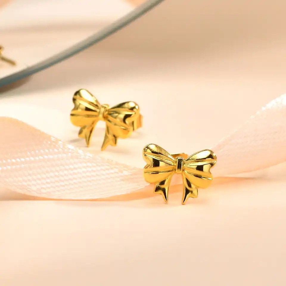 Other Cute Bowknot Stud Earrings Size ONE SIZE - 1 Thumbnail
