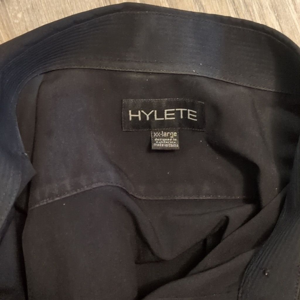 Other Hylete black long sleeve button down shirt size XXL Size US XXL / EU 58 / 5 - 6 Thumbnail