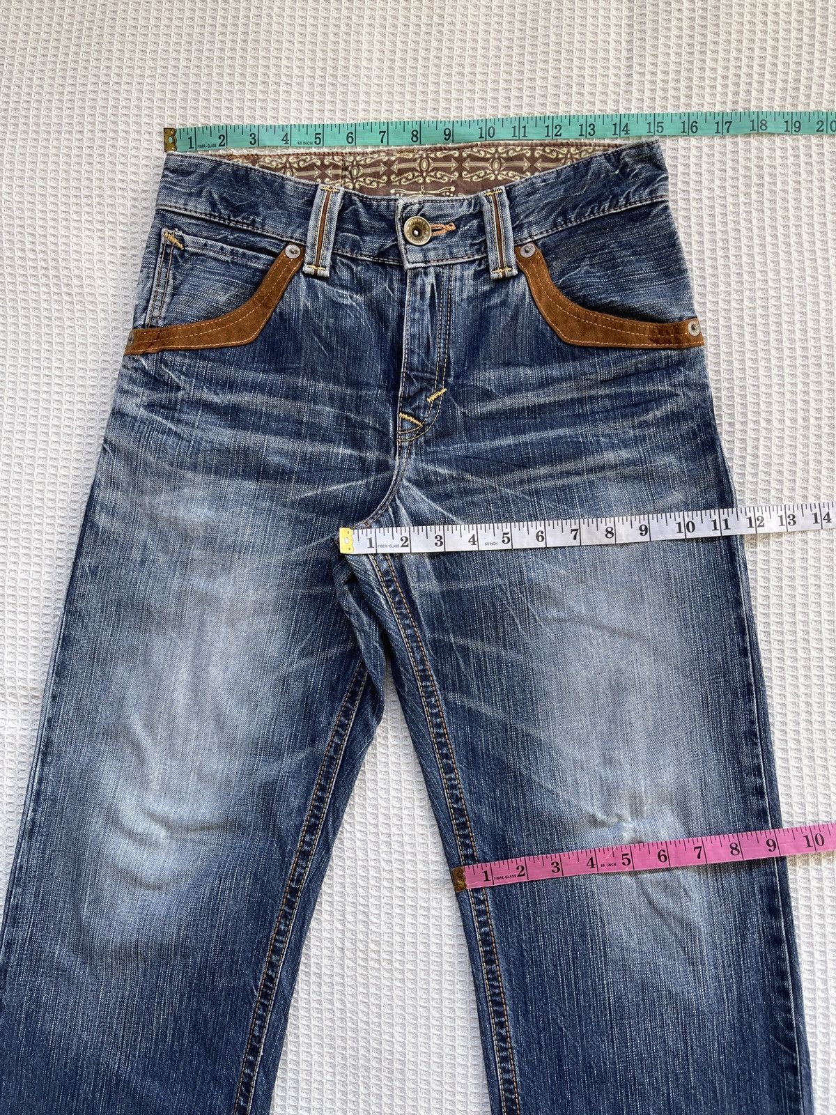 Edwin Last Drop🔥Rare🔥EDWIN Exclusive Vintage Wide Leg Jeans Size US 30 / EU 46 - 12 Thumbnail