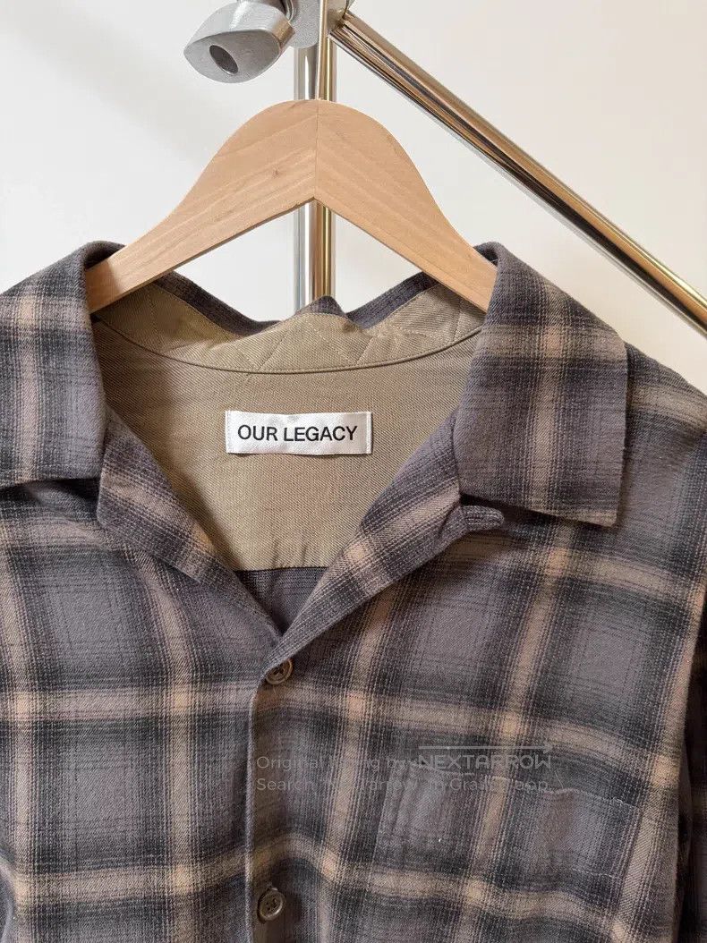 Our Legacy Our Legacy Flannel Straight Hem Loose Long Sleeve Shirt Size US M / EU 48-50 / 2 - 2 Thumbnail