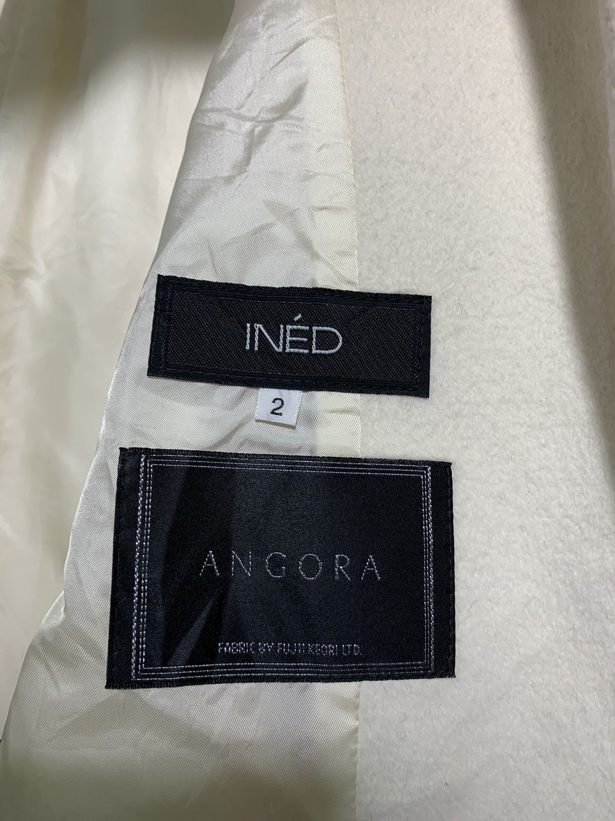 Yohji Yamamoto 🔥INED ANGORA RABBIT FUR TRENCH COATS Size M / US 6-8 / IT 42-44 - 10 Thumbnail