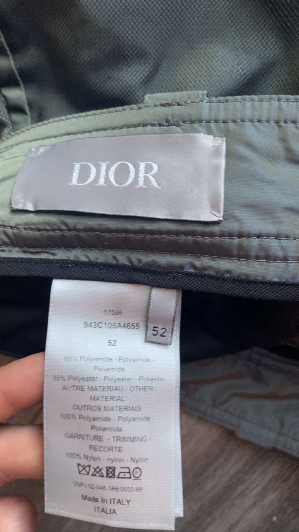 Dior DIOR Technical Nylon Cargo Pants Size US 34 / EU 50 - 9 Thumbnail