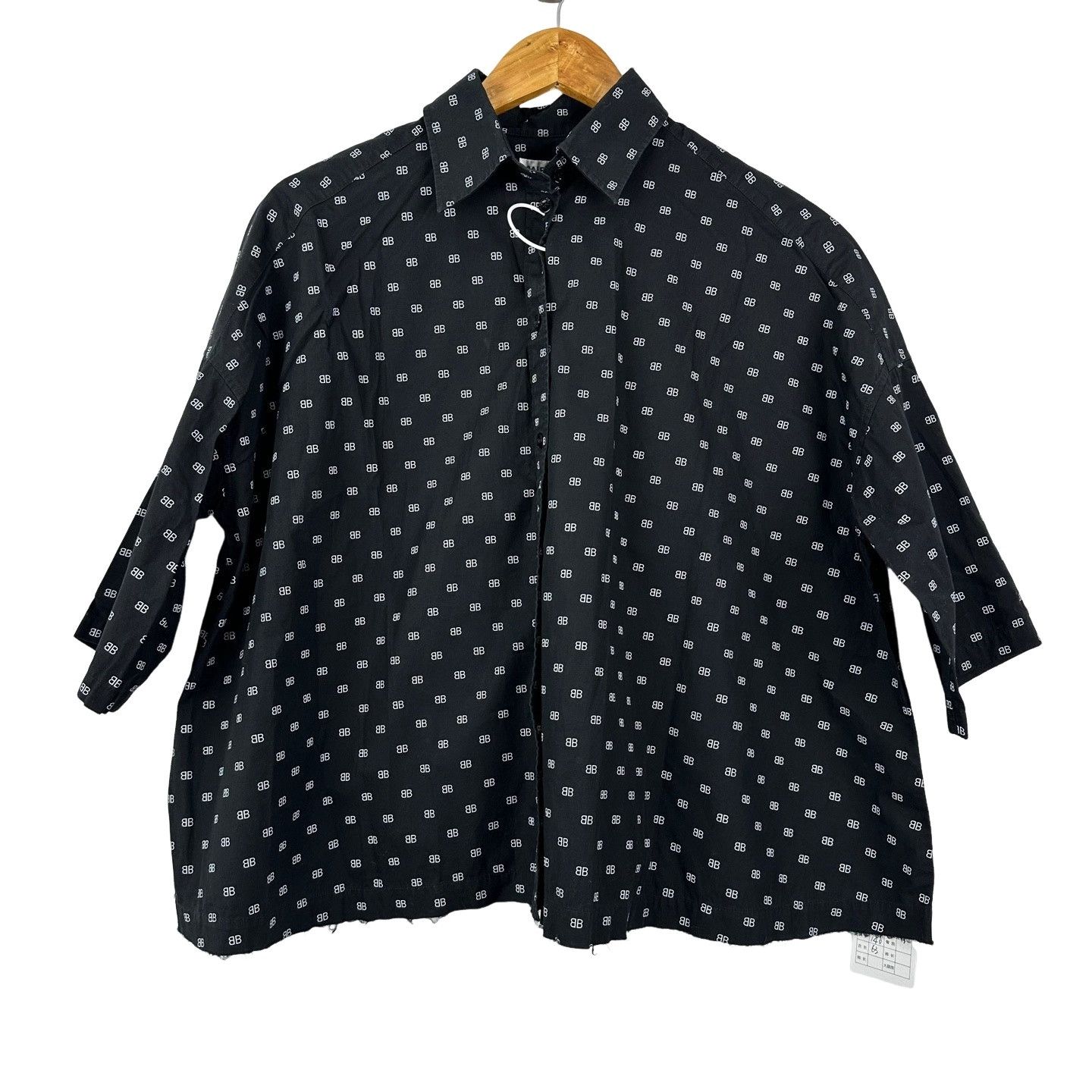 Balenciaga Balenciaga BB Monogram Short Sleeve Shirt 34 Size US XXS / EU 40 - 1 Thumbnail