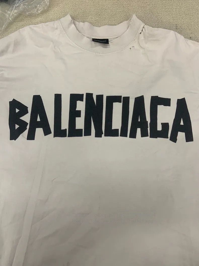 Balenciaga Balenciaga Short-sleeve cotton T-shirt Size US M / EU 48-50 / 2 - 3 Thumbnail