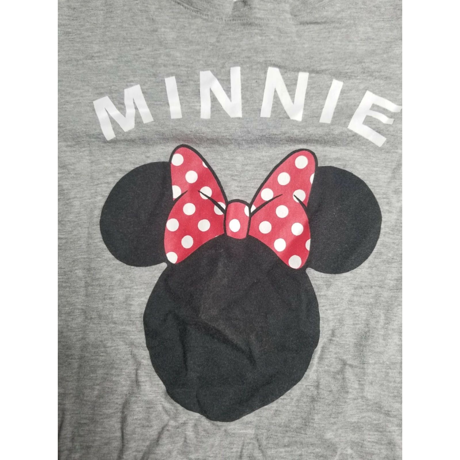 Disney Disney T-Shirt Women’s XL Gray Minnie Mouse Distressed Short Sleeve Shirt Size XL / US 12-14 / IT 48-50 - 2 Thumbnail