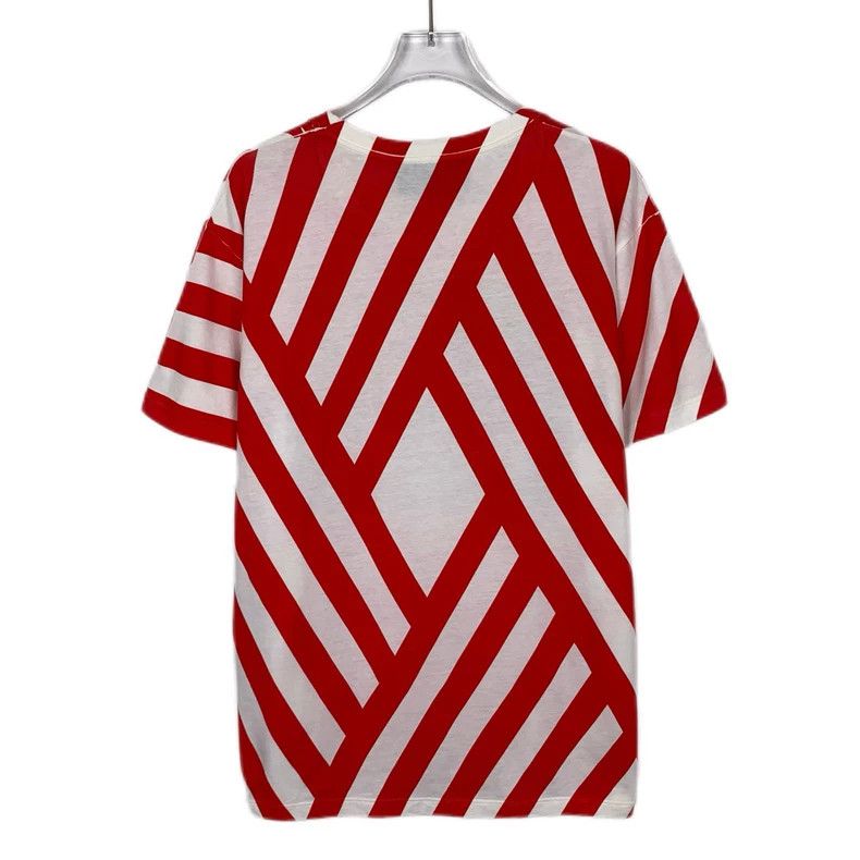 Gucci Gucci Logo printed striped round-neck color-blocked cotton Size US XS / EU 42 / 0 - 2 Thumbnail