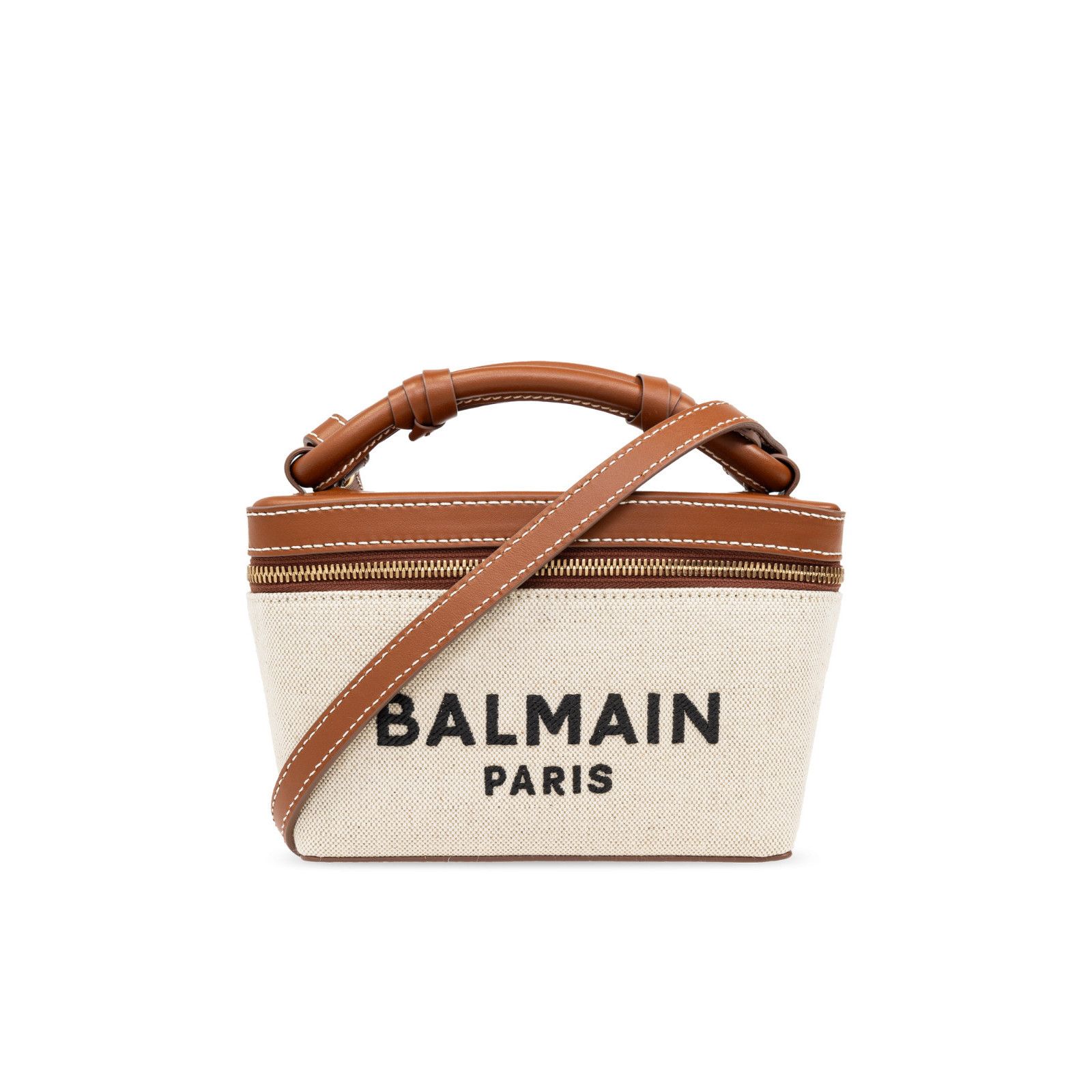BALMAIN Cream Basket Shoulder Bag New & Authentic