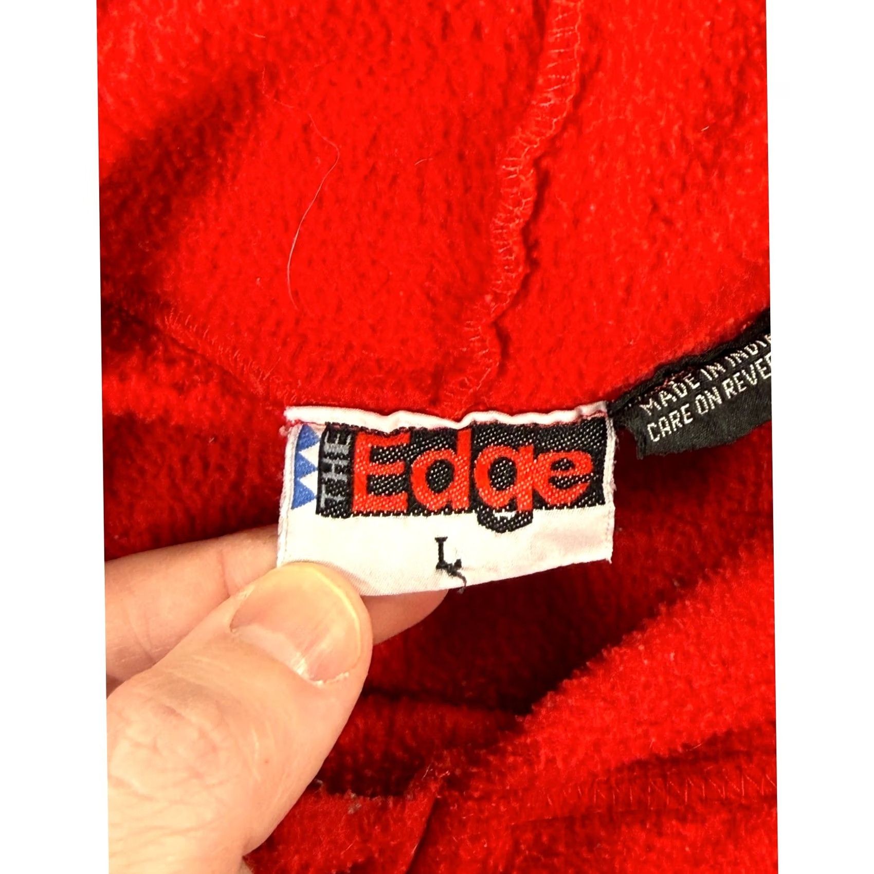 NFL VINTAGE The Edge Kansas City Chiefs Fleece Hoodie Mens Large Red NFL Pullover Size US L / EU 52-54 / 3 - 6 Thumbnail