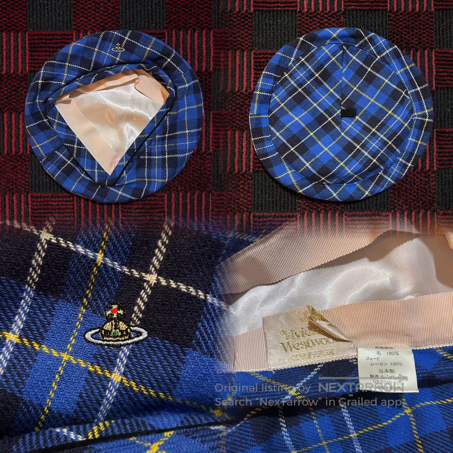 Vivienne Westwood vivienne westwood saturn button beret hat. Size ONE SIZE - 9 Thumbnail