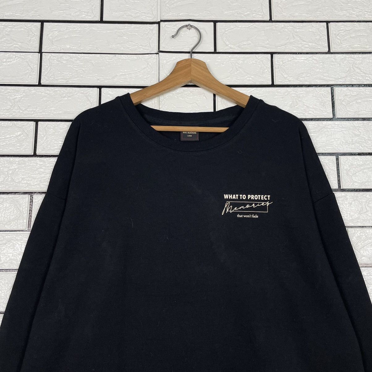Japanese Brand Japanese Brand Rag Machine Crewneck Sweatshirt Size US L / EU 52-54 / 3 - 3 Thumbnail