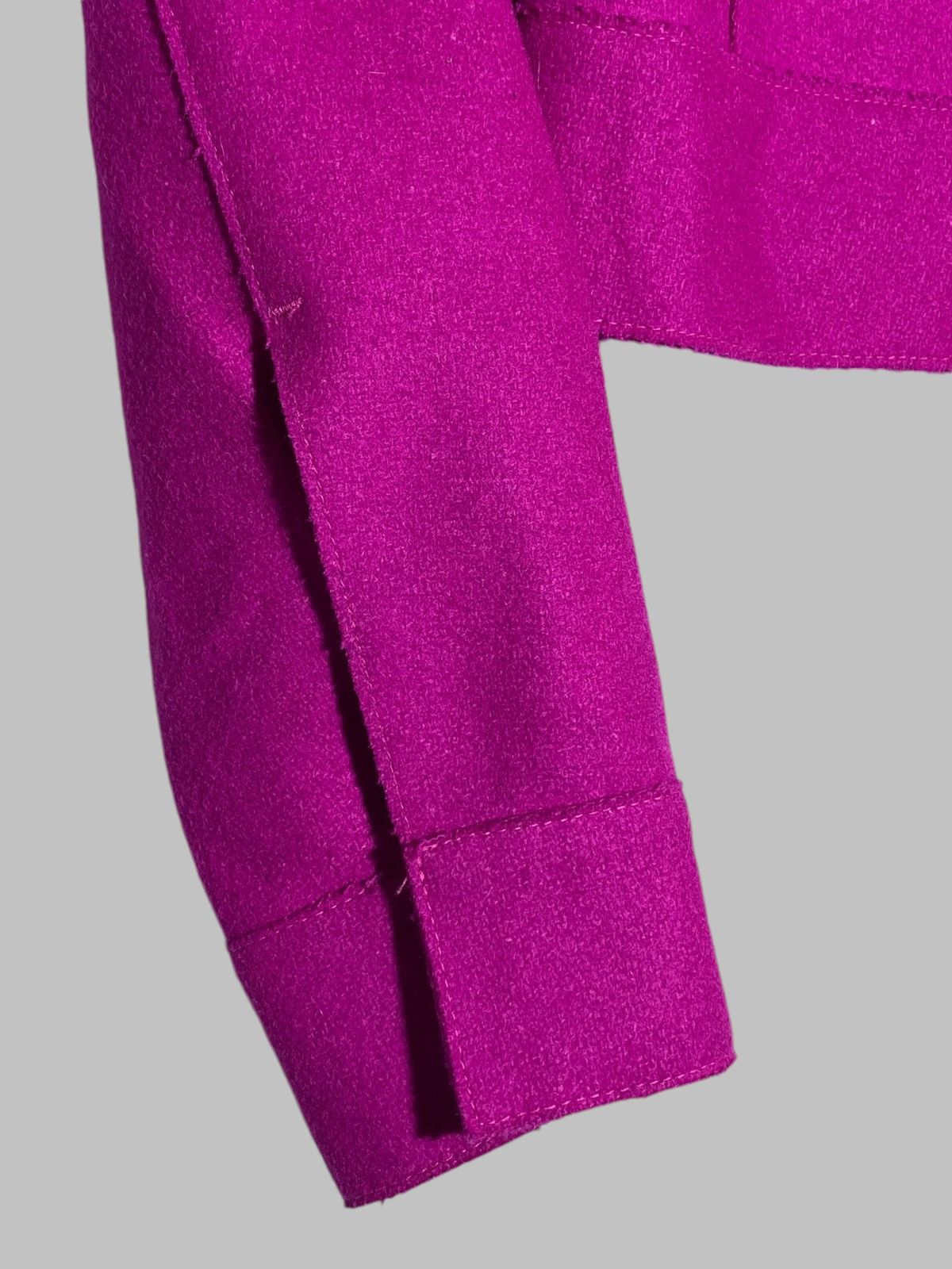 Fendi Fendi Roma Vintage 90s Hot Pink Cropped Jacket Snap Button Size M / US 6-8 / IT 42-44 - 16 Thumbnail