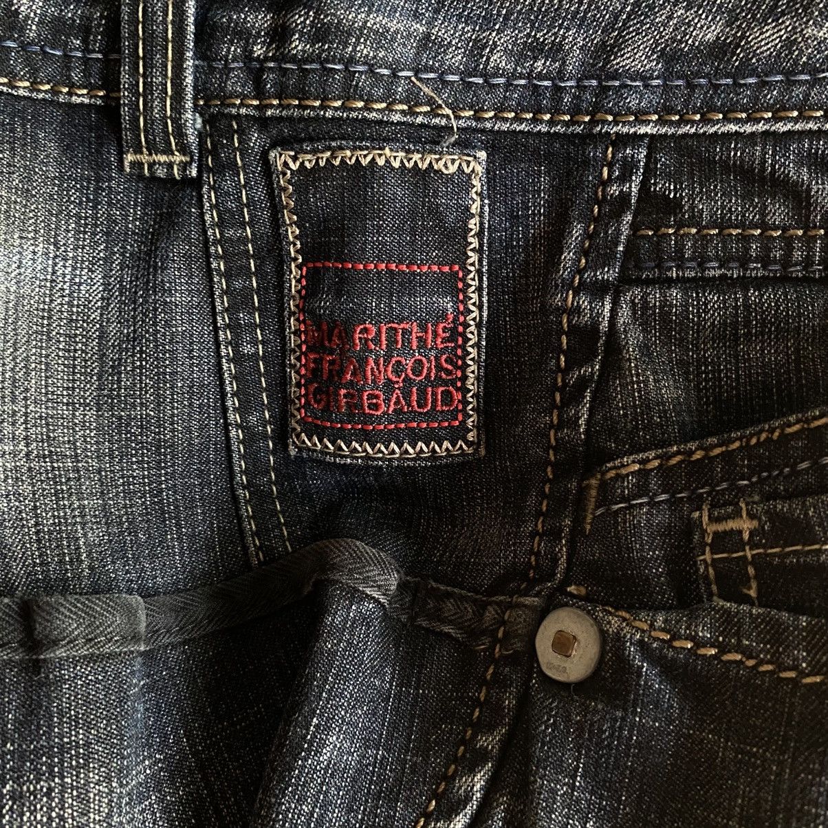 Marithe + Francois Girbaud MARITHE FRANCOIS GIRBAUD Dark Wash Bootcut Jeans Size US 32 / EU 48 - 15 Thumbnail