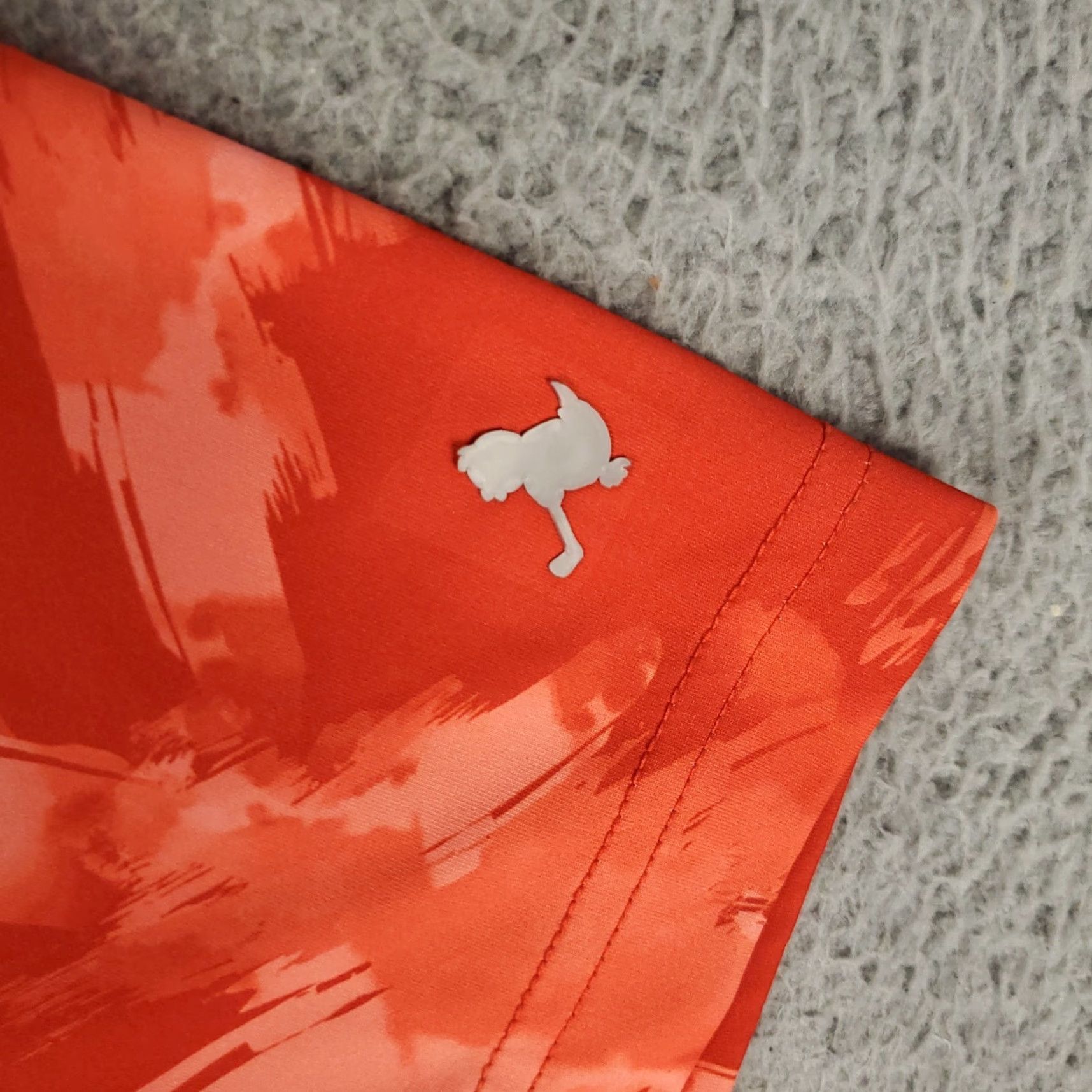 Vintage Birdie Bound Polo Shirt Mens Size XL Orange Camouflage Golf Casual Short Sleeve Size US XL / EU 56 / 4 - 3 Thumbnail