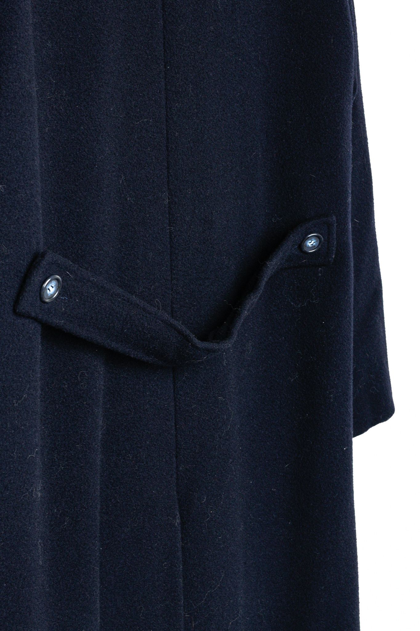 Burberry Burberry Vintage Navy Wool Chesterfield Coat Size US L / EU 52-54 / 3 - 8 Thumbnail