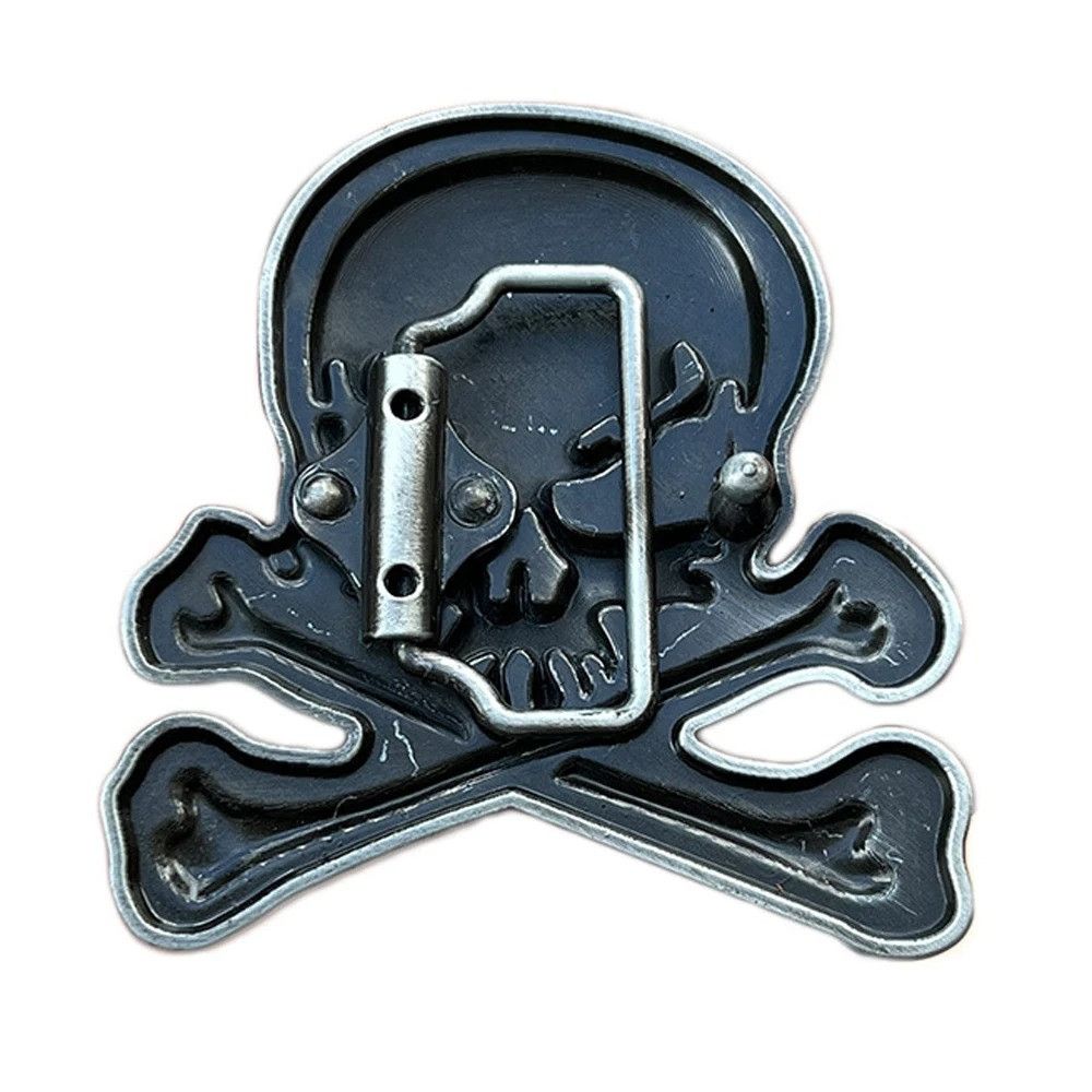 Vintage Metal X Skull Western Cowboys Belt Buckles Size ONE SIZE - 3 Thumbnail