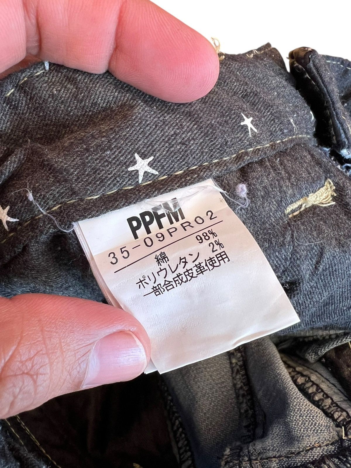 PPFM Vintage PPFM Stitching Bondage Punk Jean Size US 31 - 18 Thumbnail