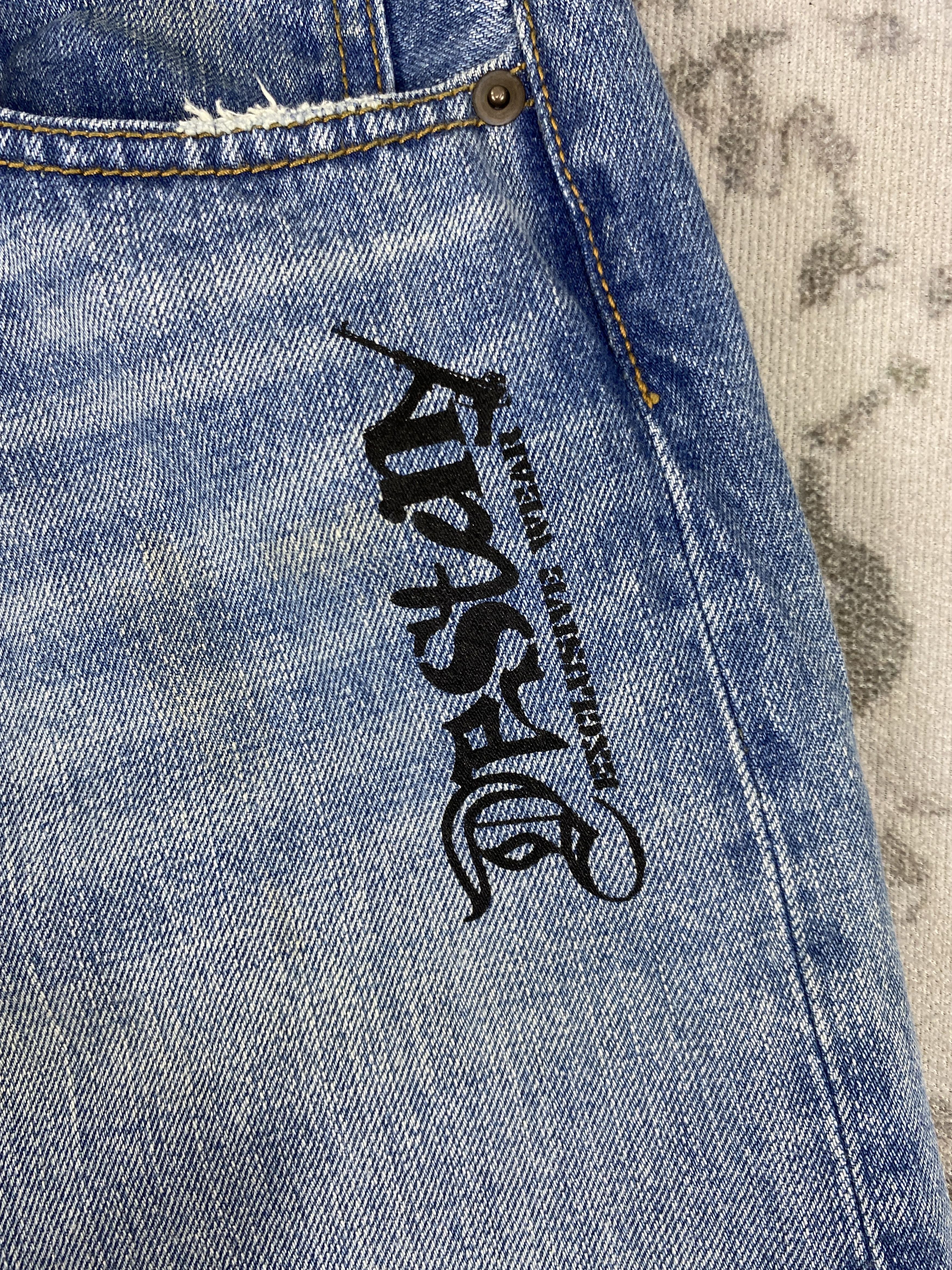 Japanese Brand Distressed Blue Vintage Desteny Jeans 34x32 Denim- JN3566 Size US 34 / EU 50 - 15 Thumbnail