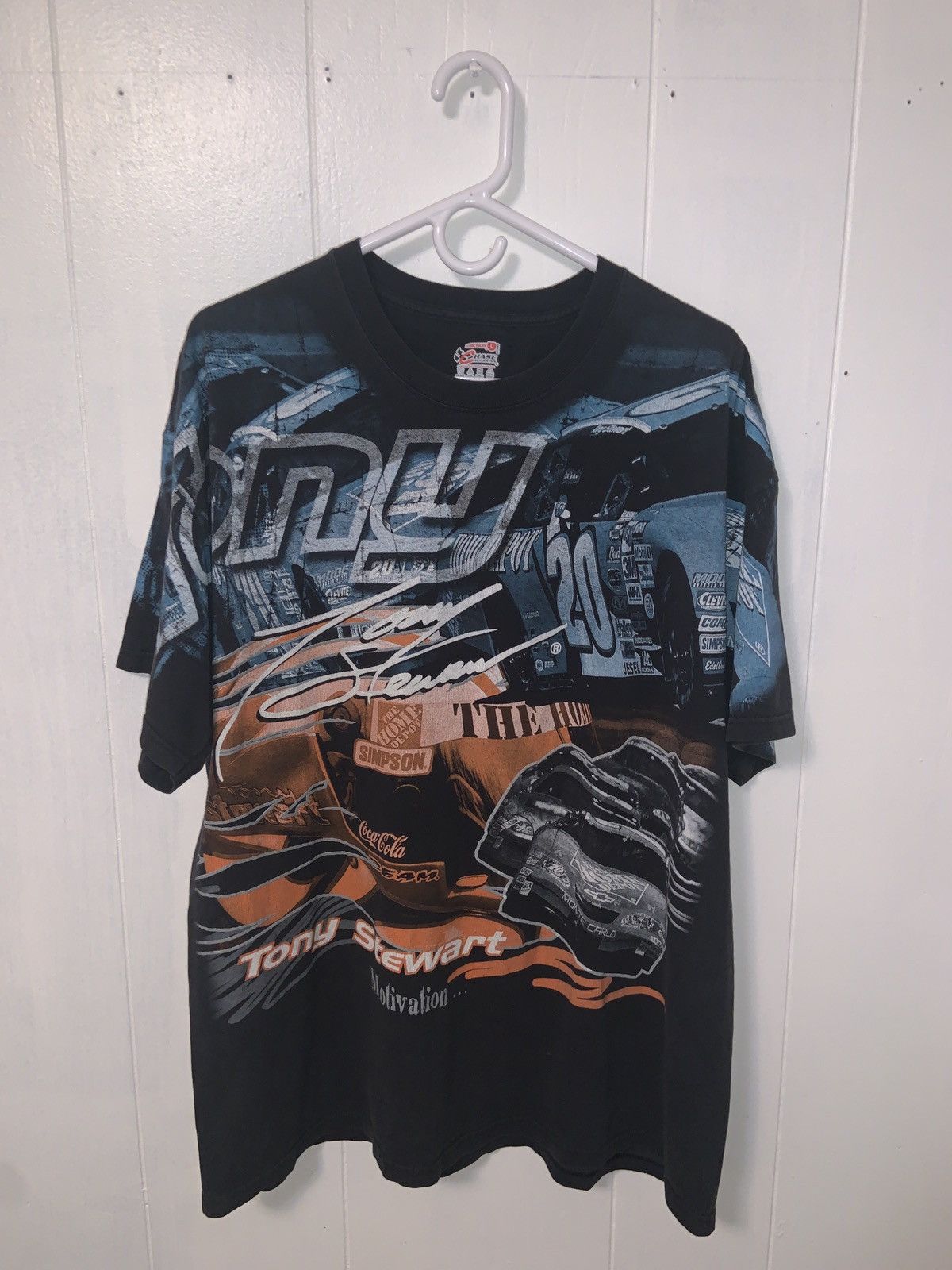 Chase Authentics Vintage 2003 AOP Tony Stewart NASCAR - Size L Size US L / EU 52-54 / 3 - 6 Thumbnail