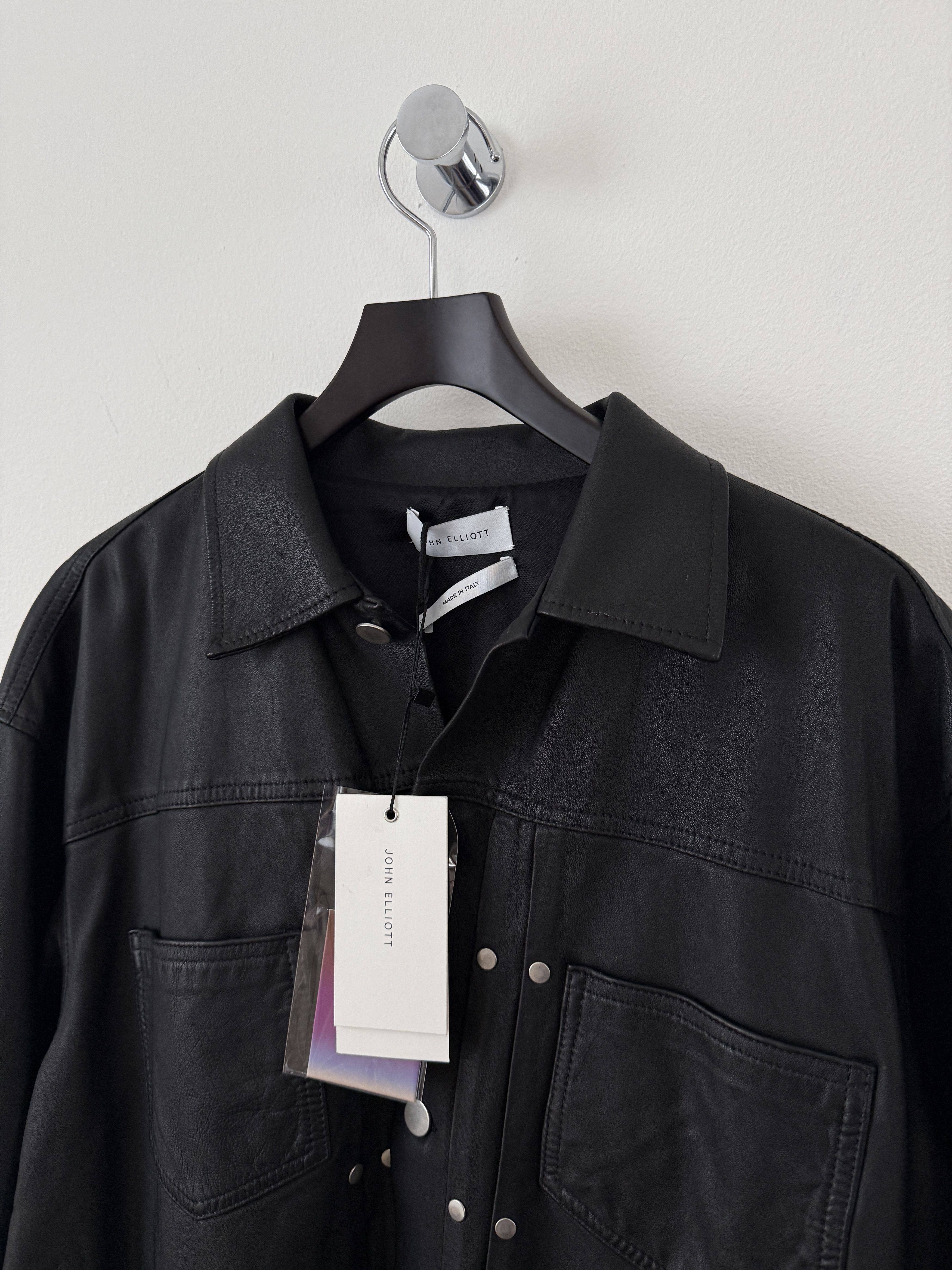 John Elliott Type II Leather Thumper Jacket Size US XXL / EU 58 / 5 - 4 Thumbnail