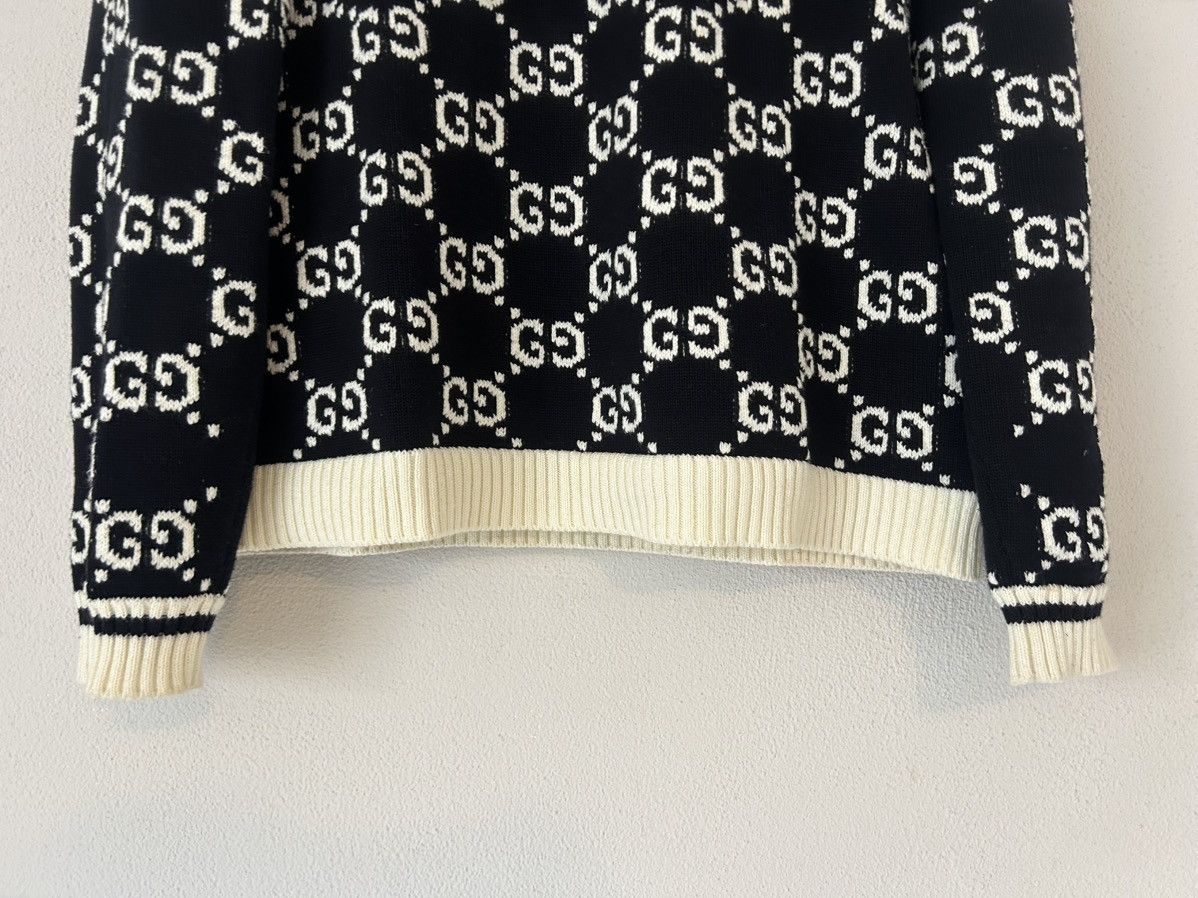 Gucci Gucci Cotton Sweater with GG Monogram - Size M Size US M / EU 48-50 / 2 - 5 Thumbnail