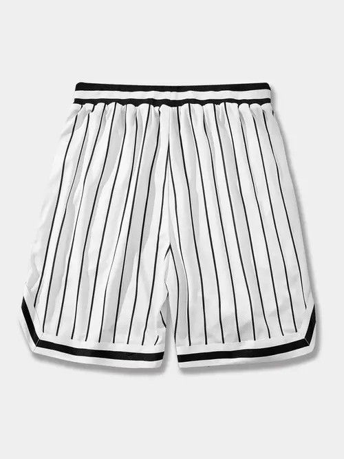 Jean Stripe basketball Graphic shorts DRIP Size US 34 / EU 50 - 3 Thumbnail