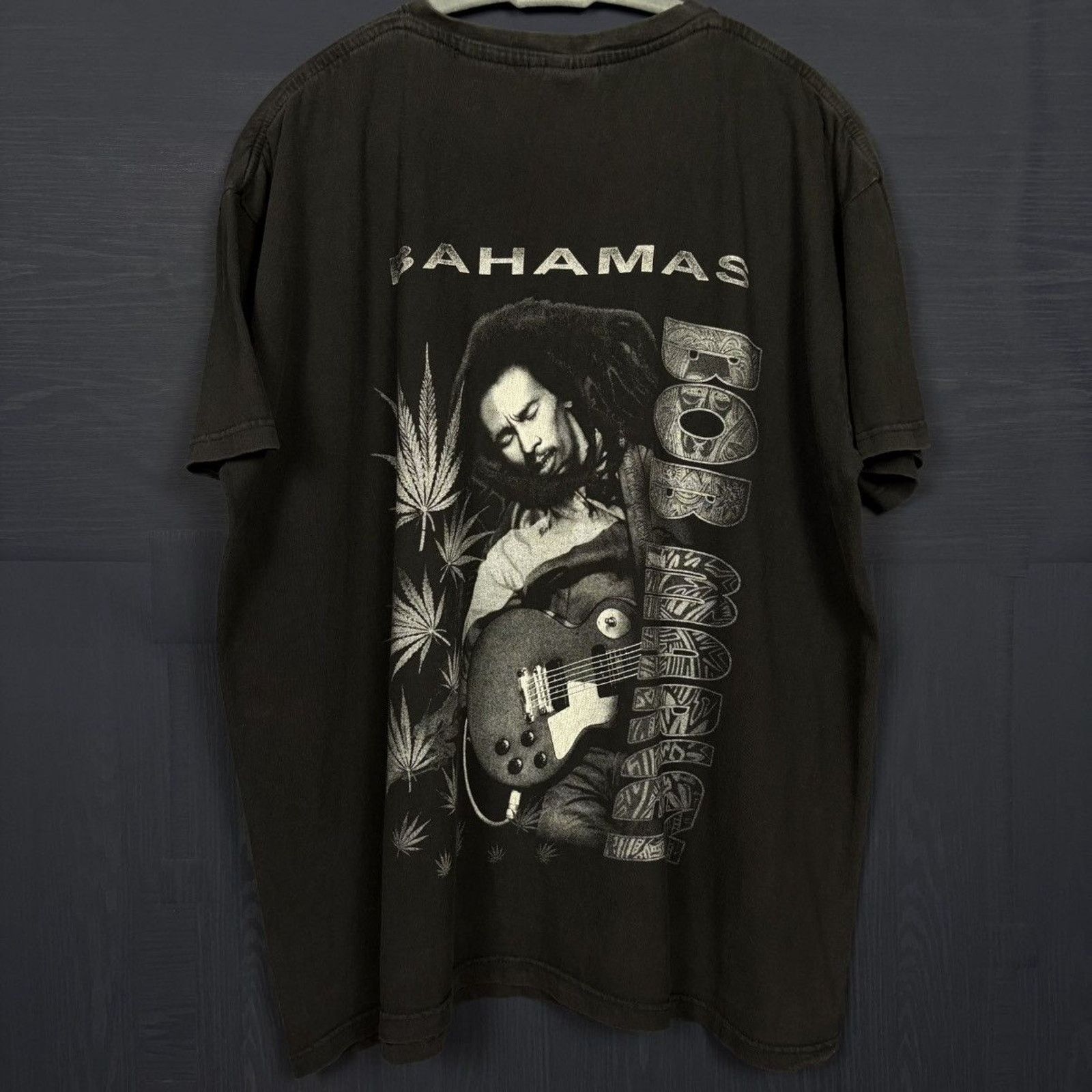 Band Tees × Vintage 🇯🇲BOB MARLEY BAHAMAS T Size US L / EU 52-54 / 3 - 4 Thumbnail