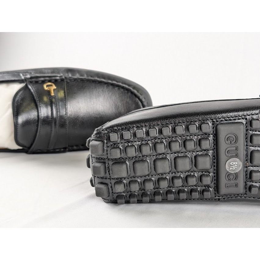 Gucci o1rshd1 Q:2 / Moccasin Leather R.S Quentin in Nero Size US 9.5 / EU 42-43 - 6 Thumbnail