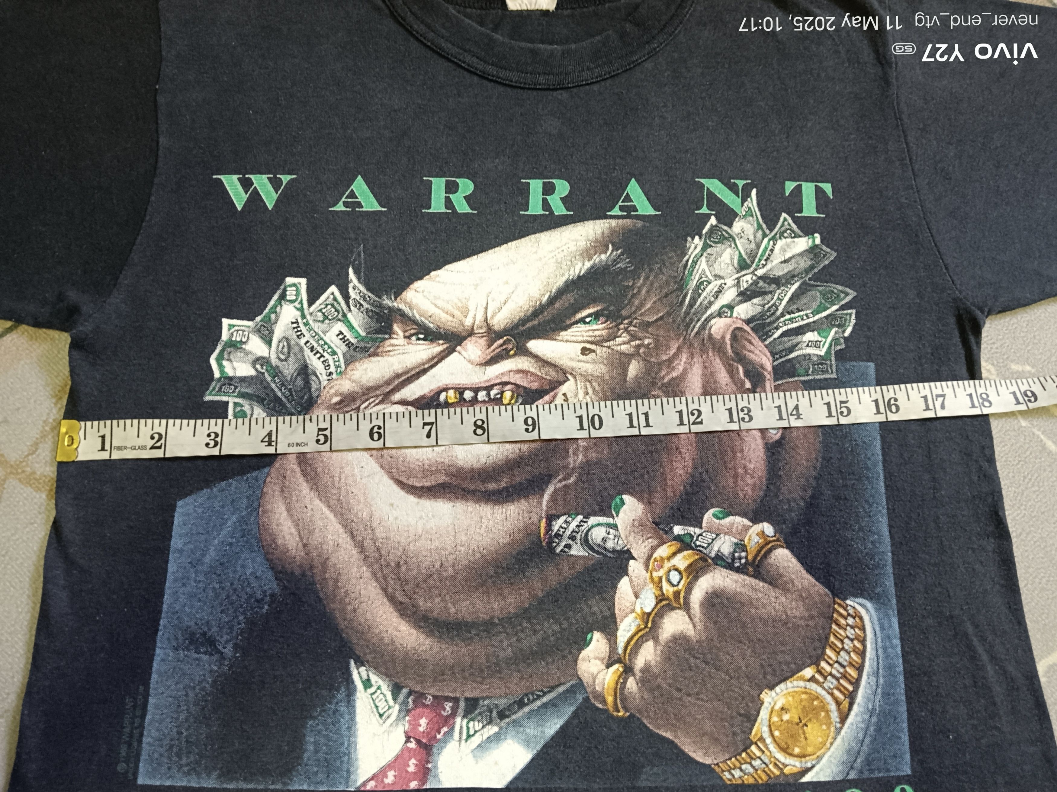 Band Tees × Vintage VINTAGE WARRANT RAGE N ROLL Size US M / EU 48-50 / 2 - 9 Thumbnail