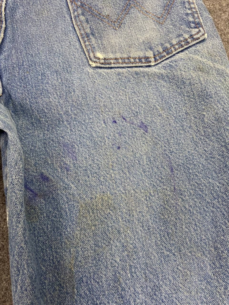 Wrangler vintage wrangler slightly distressed denim nice design Size US 34 / EU 50 - 4 Thumbnail