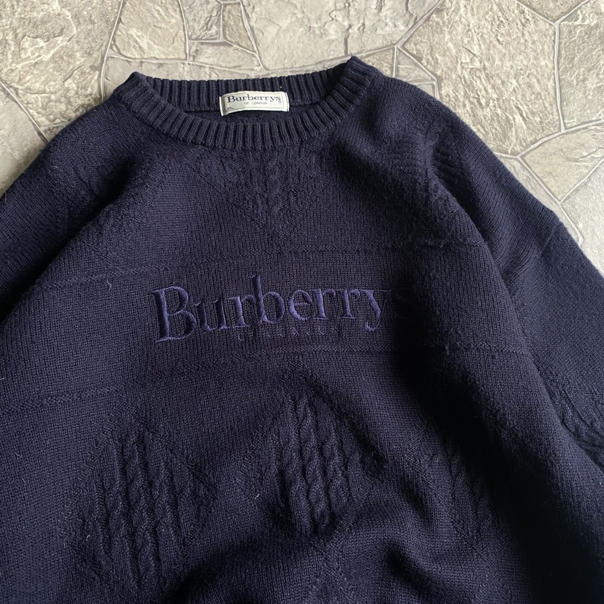 Burberry Rare Vintage Burberry Sweater Wool Size US XL / EU 56 / 4 - 3 Thumbnail