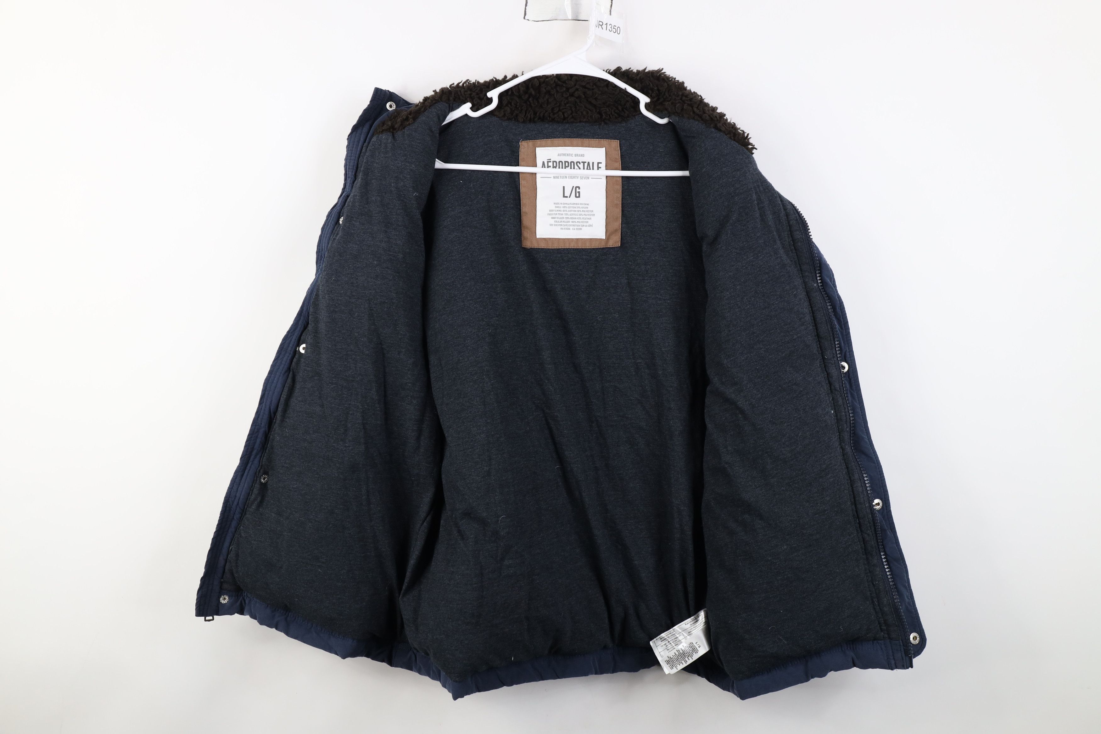 Aeropostale Vintage 90s Y2K Aeropostale Lined Duck Puffer Vest Jacket Size US L / EU 52-54 / 3 - 9 Thumbnail