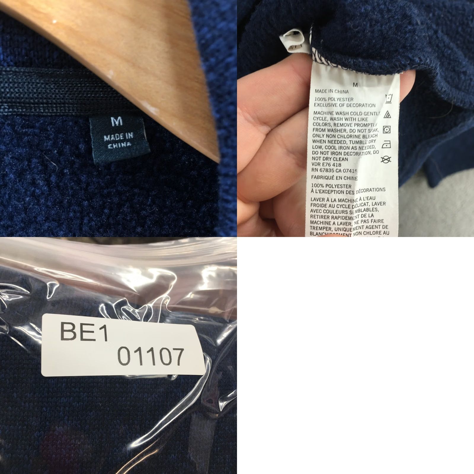 Nautica Nautica Sweater Mens M Navy Quarter Zip Fleece Pullover Logo Soft Warm Casual Size US M / EU 48-50 / 2 - 9 Thumbnail