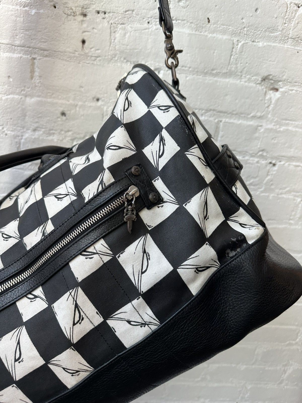Chrome Hearts Chrome Hearts XXL DUFFLE 2022 Mattyboy NYFW CHECKERD BAG Size ONE SIZE - 2 Thumbnail