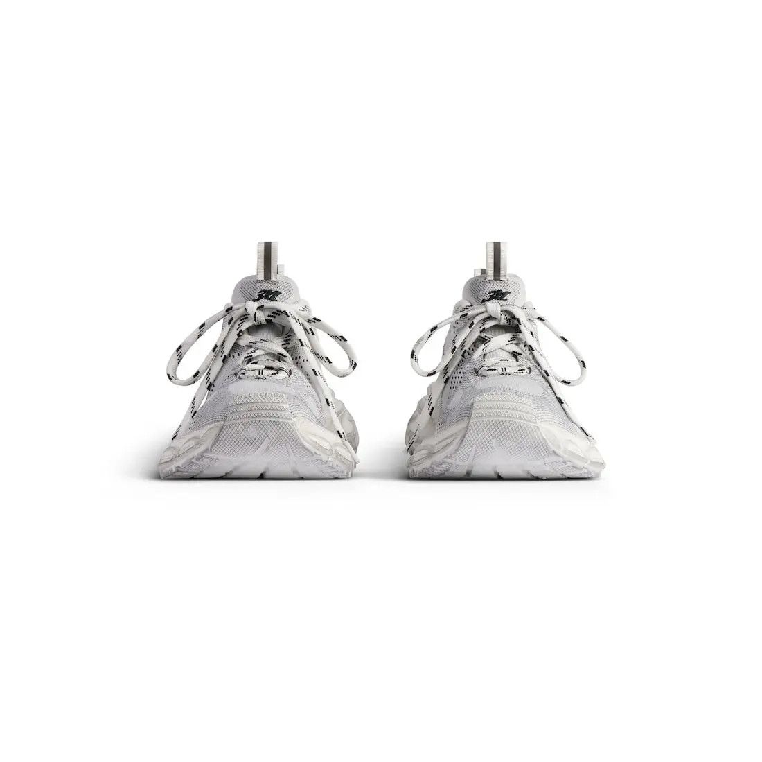 Balenciaga × Under Armour o1s1rm1125 Under Armour® 3XL Knit Sneakers in White/Black Size US 10 / IT 40 - 3 Thumbnail